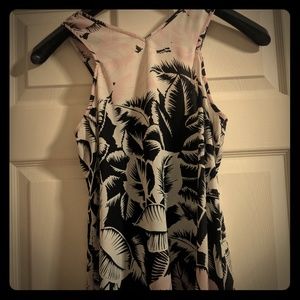 Express tropical print top